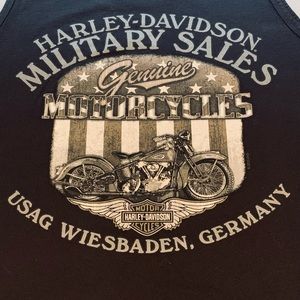 Rare NWOT Harley Davidson Mens Tank. Military USAG Sales, Wiesbaden, Germany XL